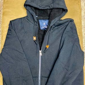 Buffalo by David Bitton Fully Fleeced Hooded Sweatshirt Jacket Large